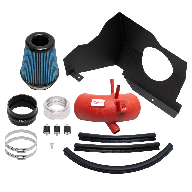 Injen High-Performance 22 - 23 Kia Stinger 2.5L Turbo L4 Wrinkle Red Short Ram Tuned Cold Air Intake System