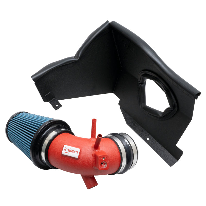 Injen High-Performance 22 - 23 Kia Stinger 2.5L Turbo L4 Wrinkle Red Short Ram Tuned Cold Air Intake System