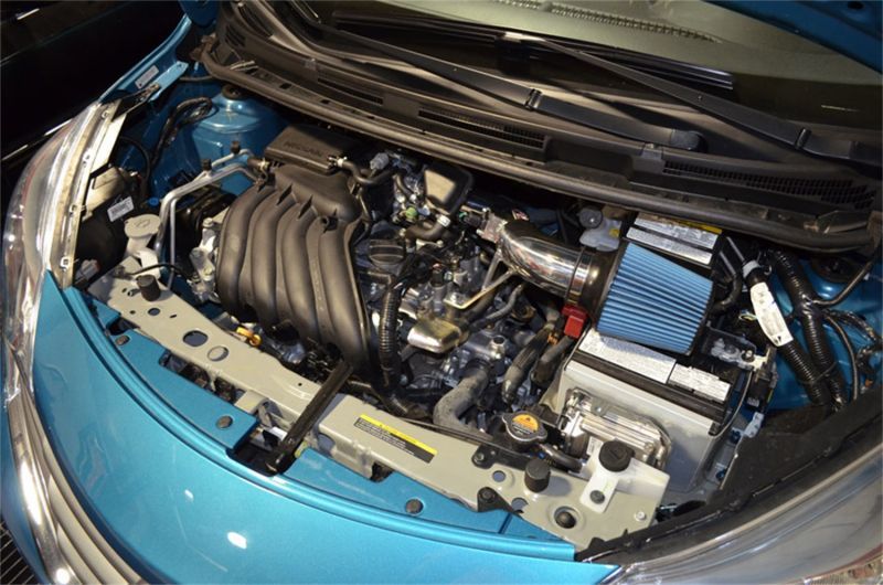 Injen 2013 - 2019 Nissan Versa & Versa Note 1.6L 4 - Cyl. Polished Short Ram Intake with Revolutionary MR Technology for Enhanced Engine Performance