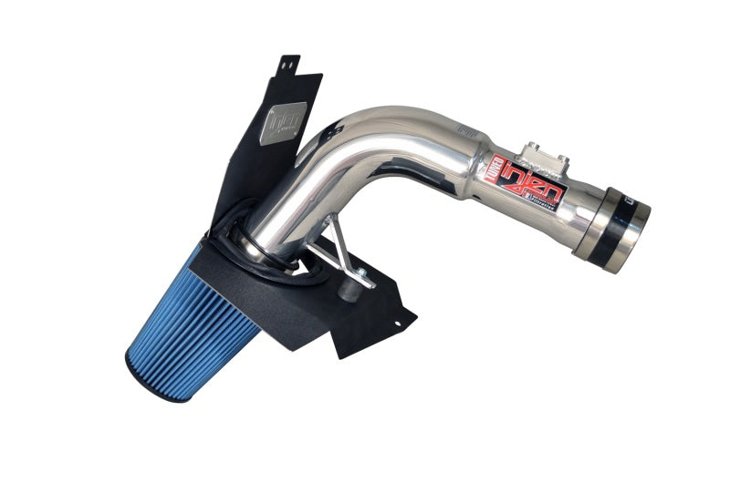 Injen 2015-2017 Subaru WRX STI 2.5L 4 Cyl (Turbo) Wrinkle Red Cold Air Intake with MR Tech and Heat Shield - Boost Your Engine Performance