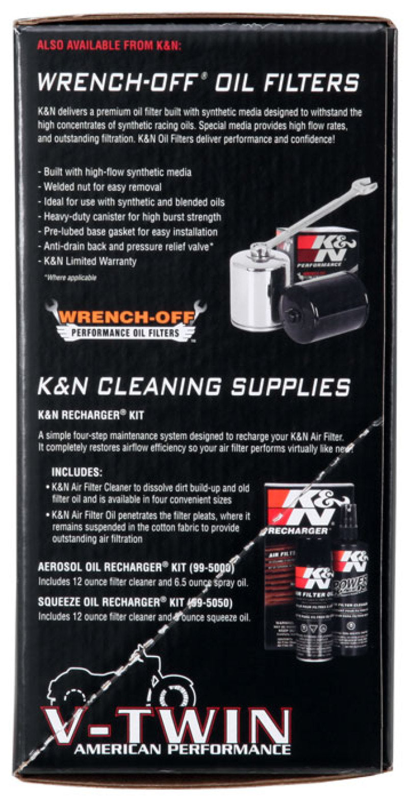 K&N High-Flow Air Intake System for 2014 - 2022 Yamaha XVS950 Bolt Series Motorcycles