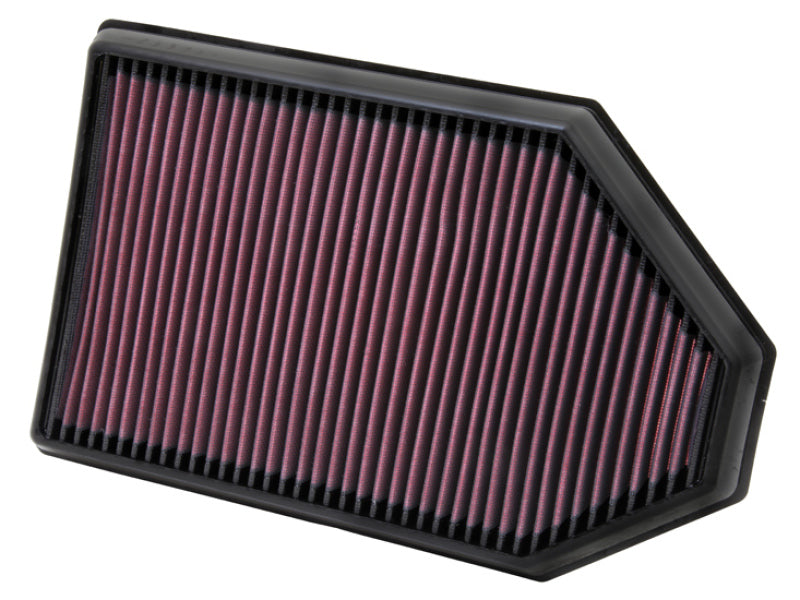 K&N High-Flow Replacement Air Filter for 2011-2023 Chrysler 300/300C, Dodge Challenger 3.6L/5.7L/6.4L, and Dodge Charger 3.6L/5.7L