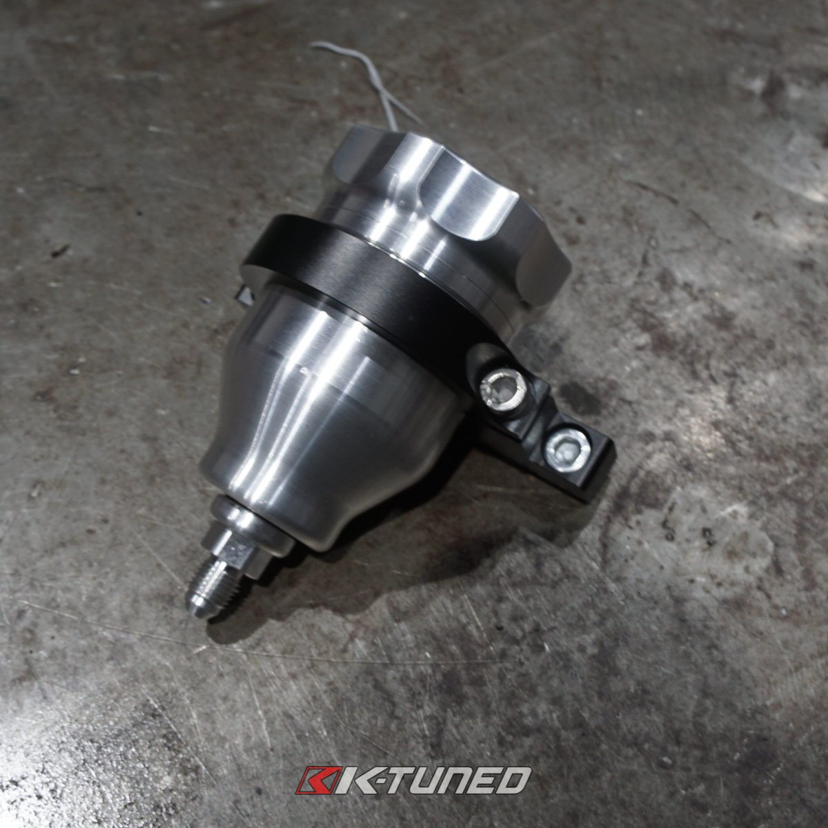 K-Tuned High - Performance CMC Remote Mount Reservoir in 1/4' Hose, 3AN, or 4AN Sizes