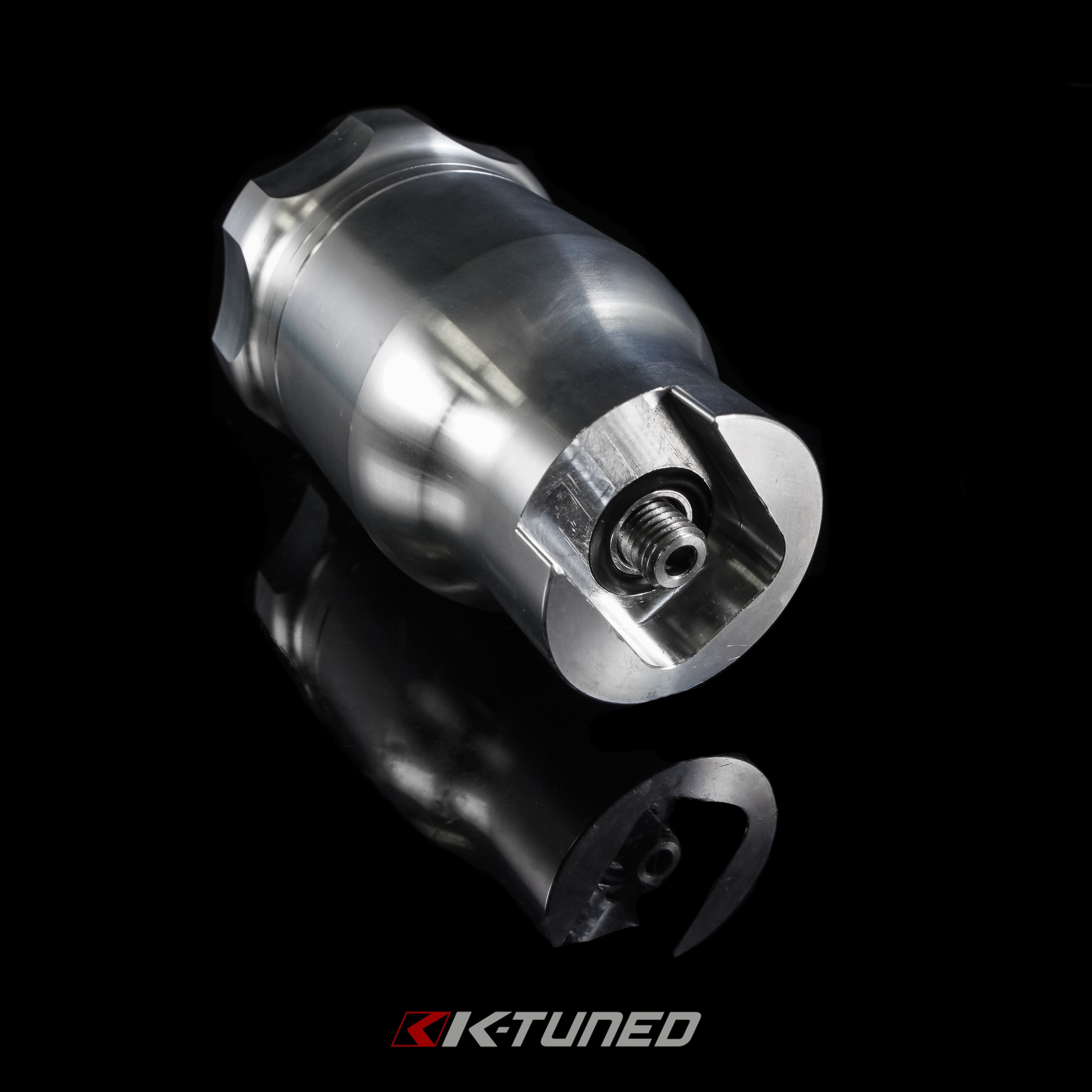 K-Tuned High - Performance CMC Remote Mount Reservoir in 1/4' Hose, 3AN, or 4AN Sizes