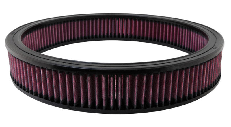 K&N High-Performance 14in OD / 12in ID / 2.313in Height Round Air Filter for Increased Horsepower