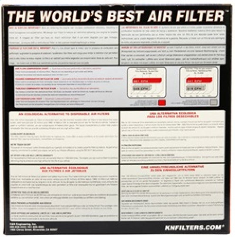 K&N High-Flow Replacement Air Filter for DATSUN 280 ZX TURBO - Boost Horsepower and Airflow