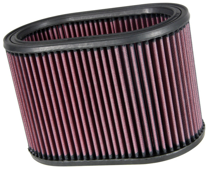 K&N High-Performance Oval Air Filter - 8-7/8in L 5-1/4in W 6in H for Enhanced Horsepower