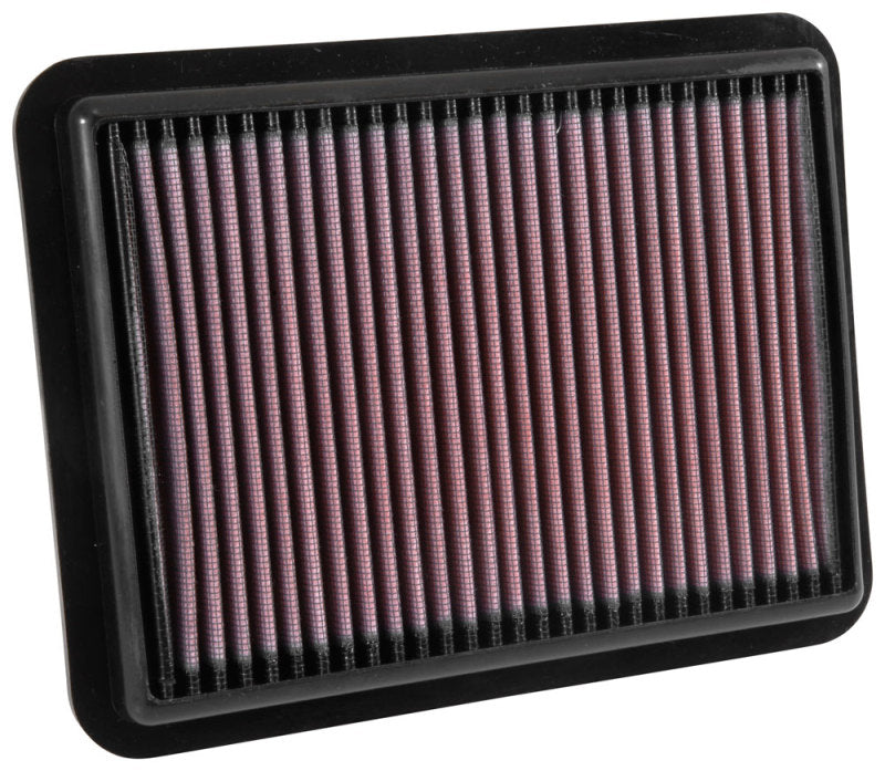 K&N High-Flow Replacement Panel Air Filter - Ideal for 2016 Mazda 2 1.5L L4, Scion iA, and Toyota Yaris Models