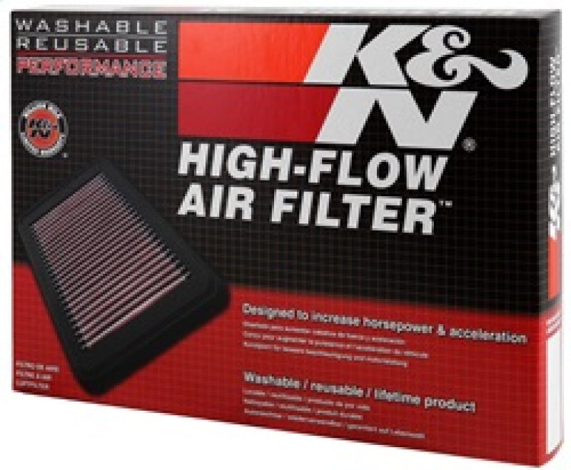 K&N High-Flow Replacement Air Filter for 2011-2023 Chrysler 300/300C, Dodge Challenger 3.6L/5.7L/6.4L, and Dodge Charger 3.6L/5.7L