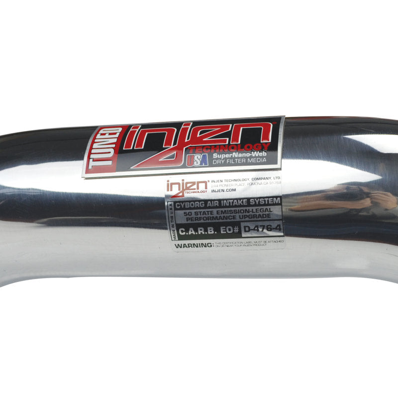 Injen RD Series Polished Cold Air Intake for 2003 - 2007 Accord V6, 2004 - 2008 TL, and 2007 - 2008 TL Type S: Boost Your Horsepower!