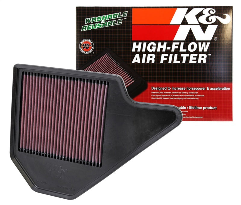K&N High-Flow Replacement Air Filter for 2011 - 2020 Chrysler Town & Country, Dodge Grand Caravan, and 2011 - 2014 VW Routan