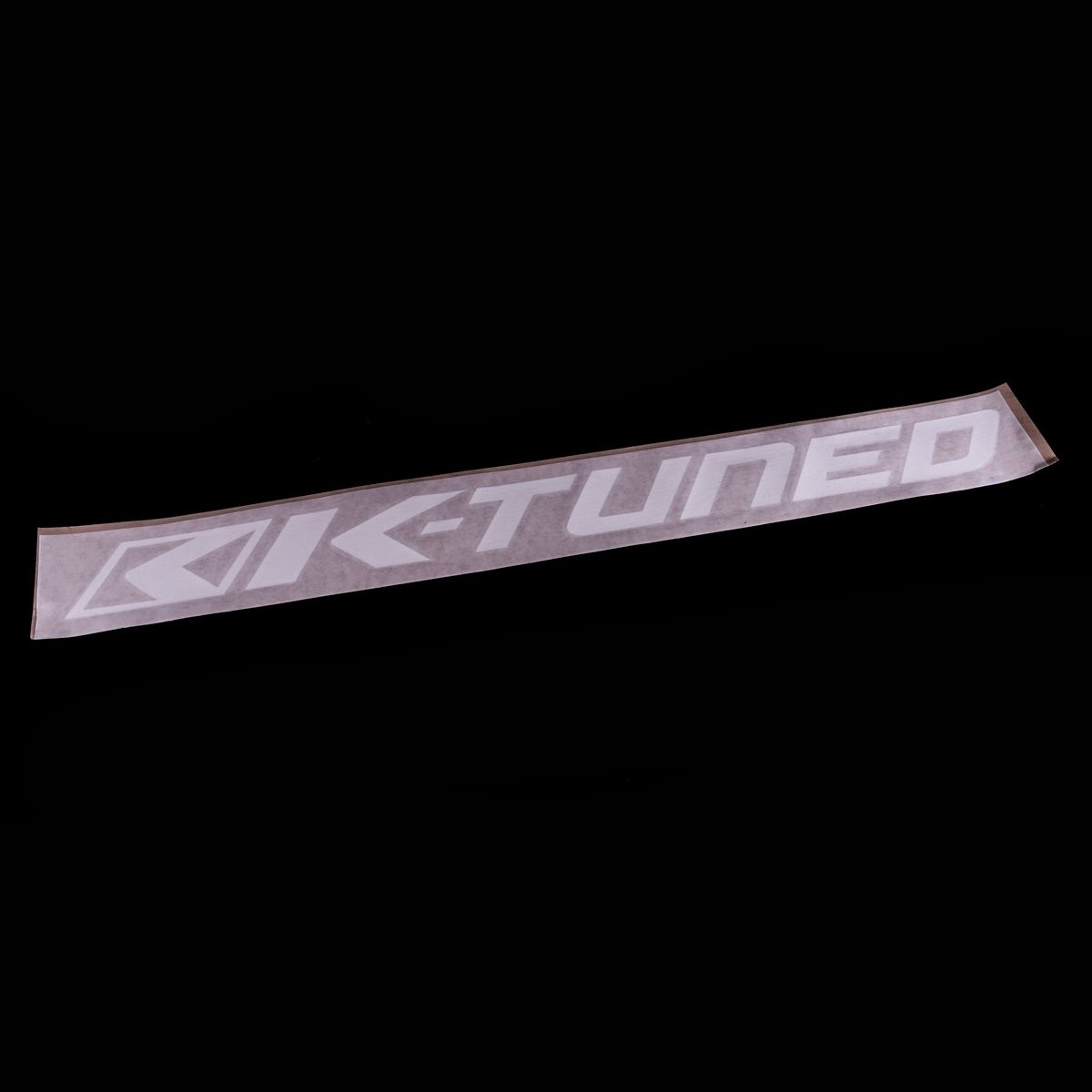 High - Performance K - Tuned White 3M Vinyl Windshield Banner (Approx. 28')