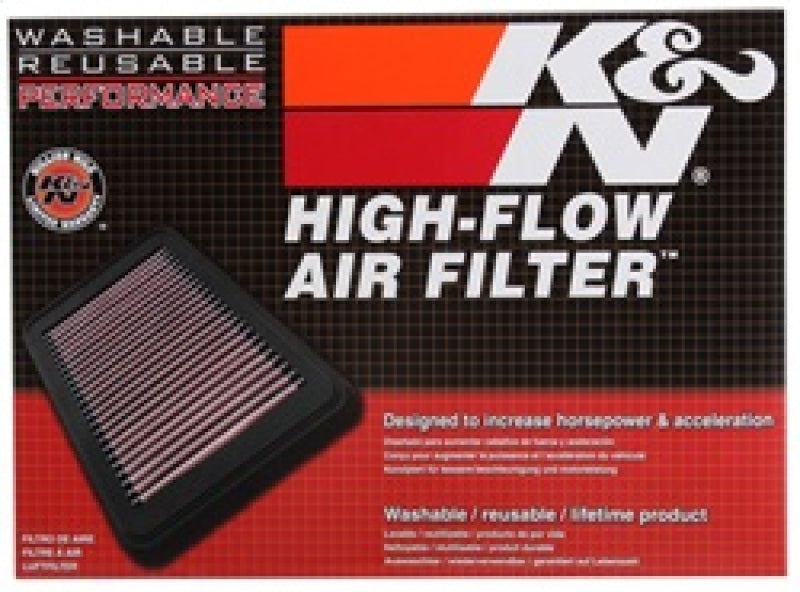 K&N High - Performance Washable Replacement Air Filter for SATURN SKY/PONTIAC SOLSTICE 2.0L - L4 (2007 - 2009)
