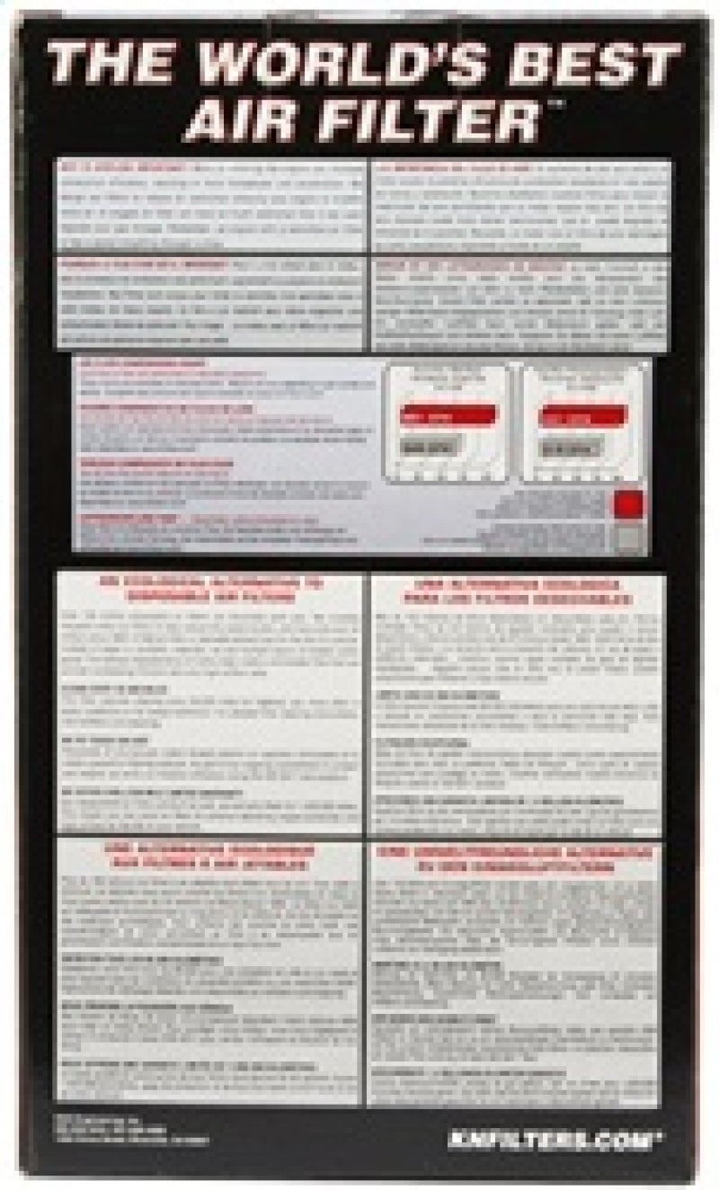 K&N High-Performance Universal X-Stream Clamp-On Air Filter - 6in Base OD x 5in Top OD x 6.5in Height x 3in Flange ID