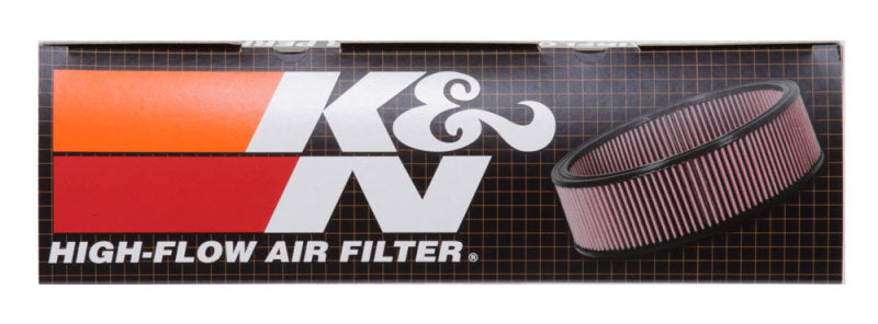 K&N High-Performance Washable Replacement Air Filter for 1968 - 1987 Ford Cars and Trucks
