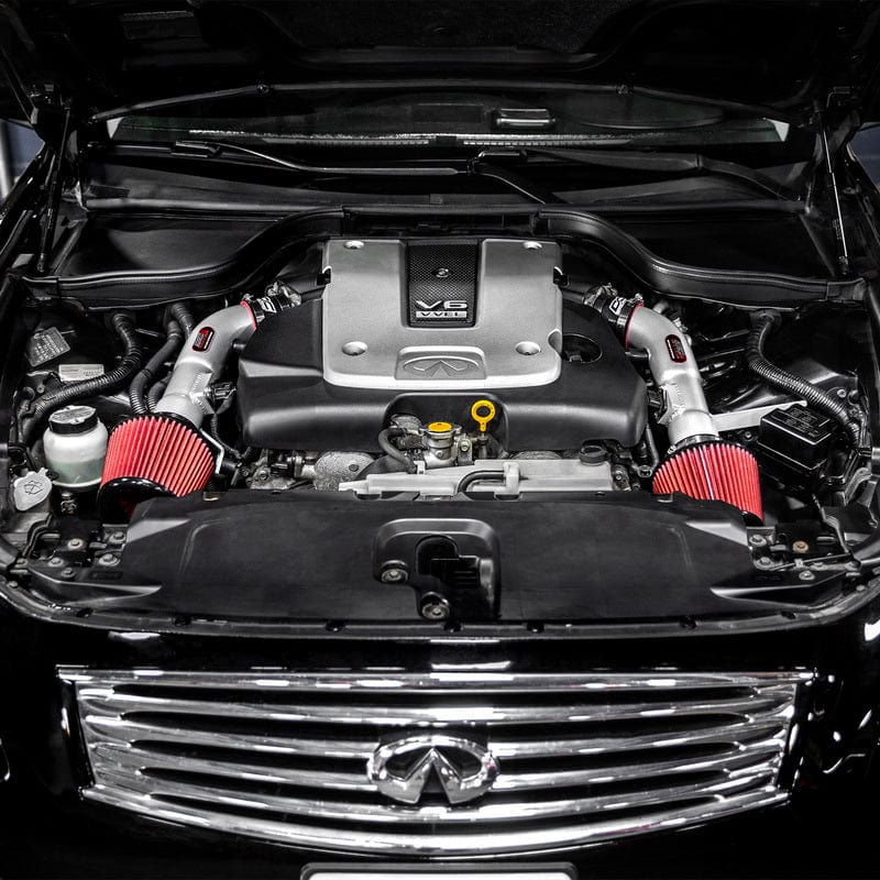 DC Sports High-Performance Dual Short Ram Intake for Infiniti 2007 - 2008 G35, 2008 - 2013 G37, and 2014 - 2015 Q50